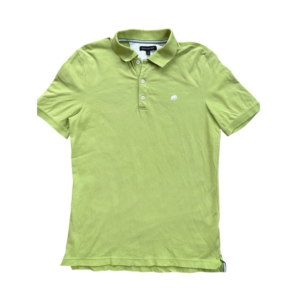 Banana Republic Lime Green Polo Shirt